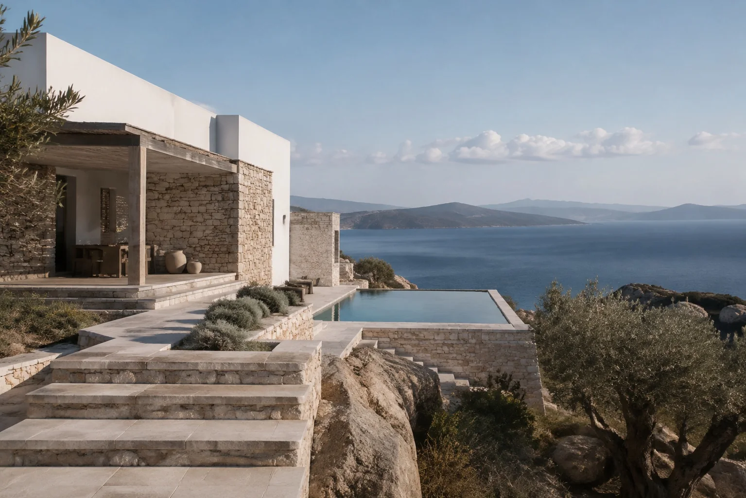 A coastal view in Greece
